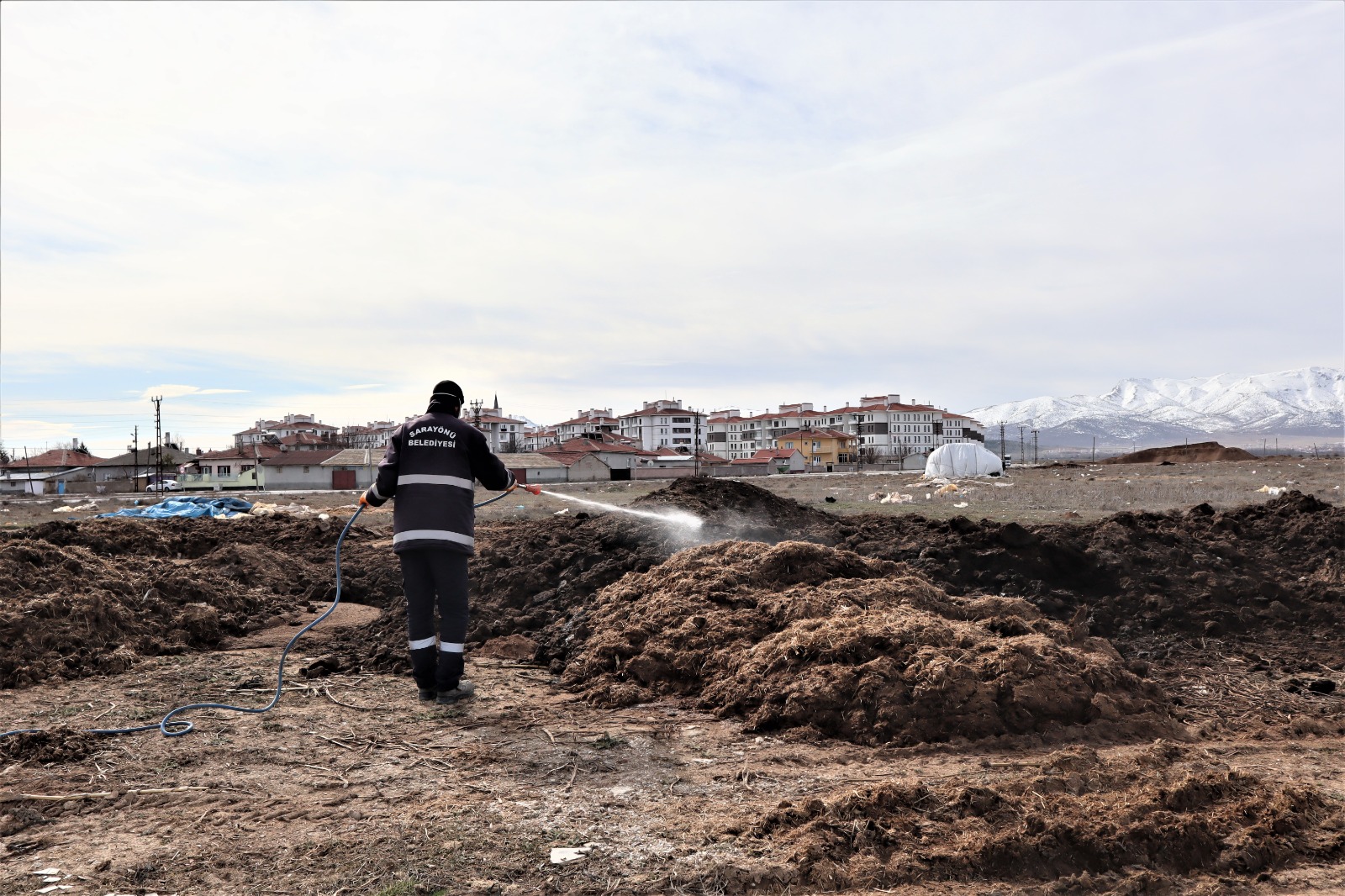 Larva ilaçlama çalışmaları yapıldı