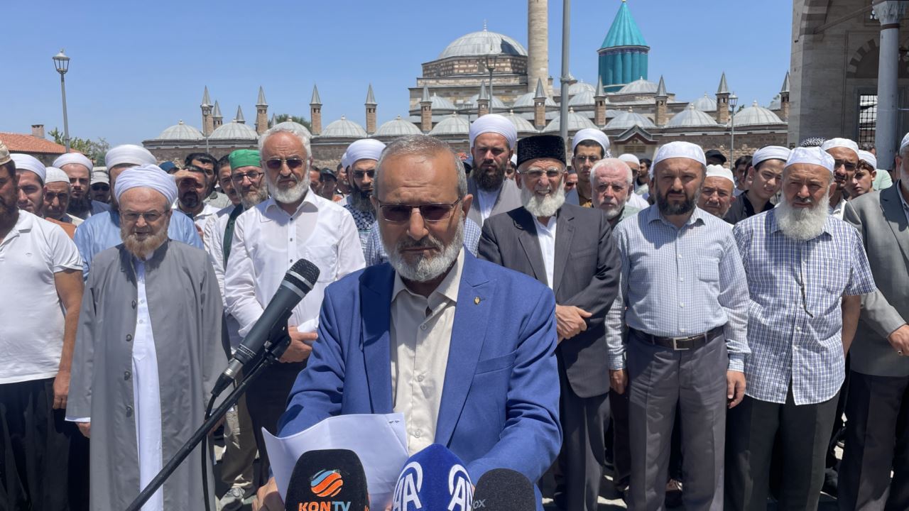 İsrail'in Gazze saldırıları Konya'da protesto edildi