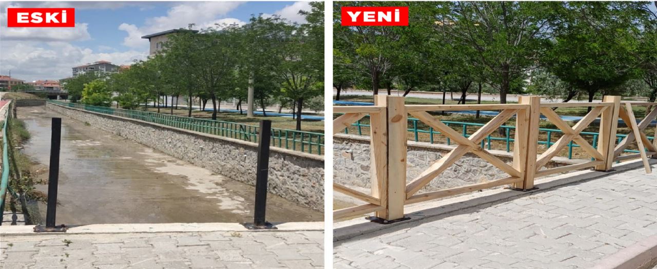 Kulu'da park ve bahçeler yenileniyor