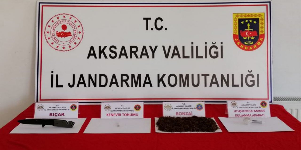 Aksaray'da bir kişi uyuşturucu ticareti yapma suçundan tutuklandı