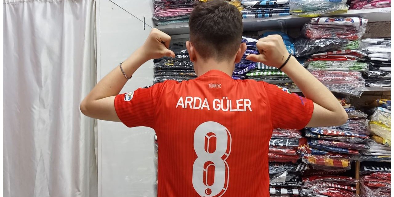 En çok tercih edilen milli takım forması Arda Güler