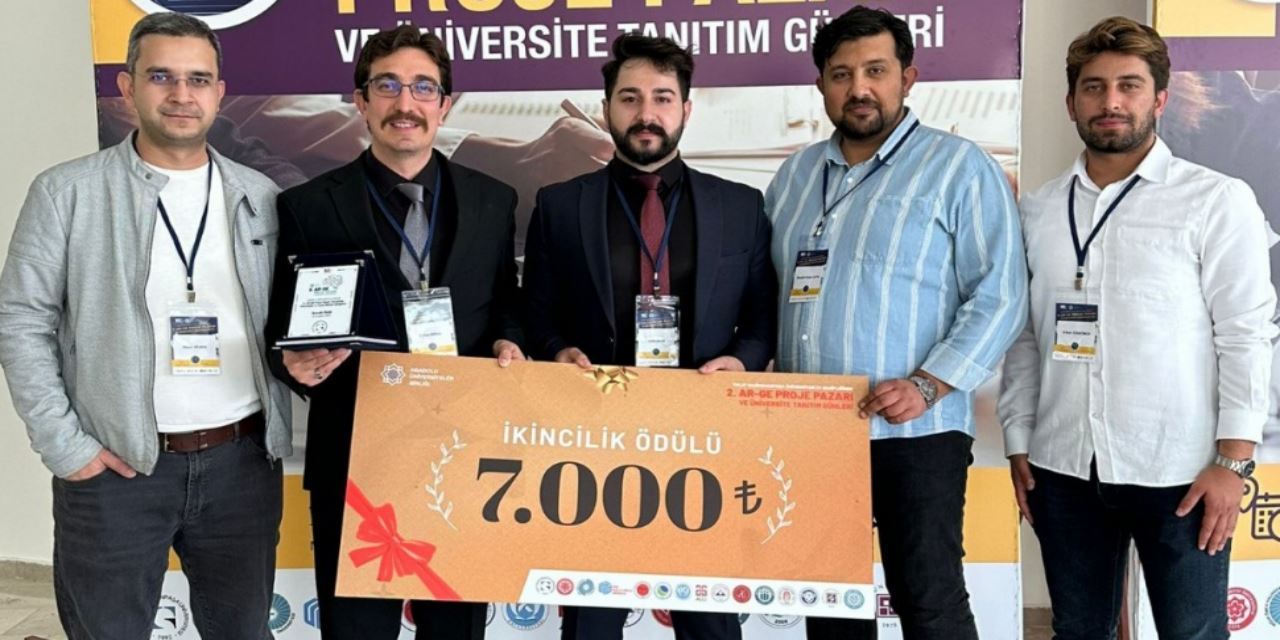 Kırşehirli yüksek lisans öğrencileri yaptıkları proje ile TÜBİTAK ödülü aldı