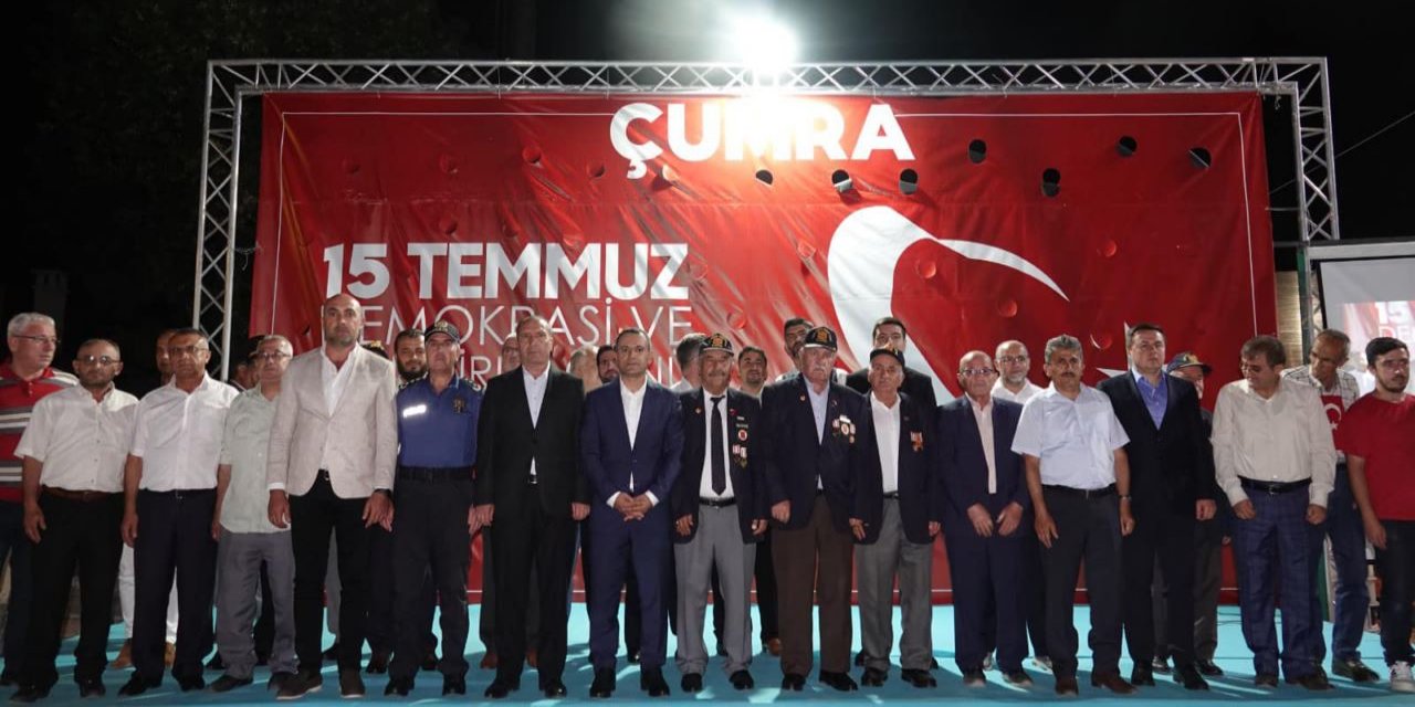 Çumra'da 15 Temmuz Şehitlerini anma etkinliği düzenlendi