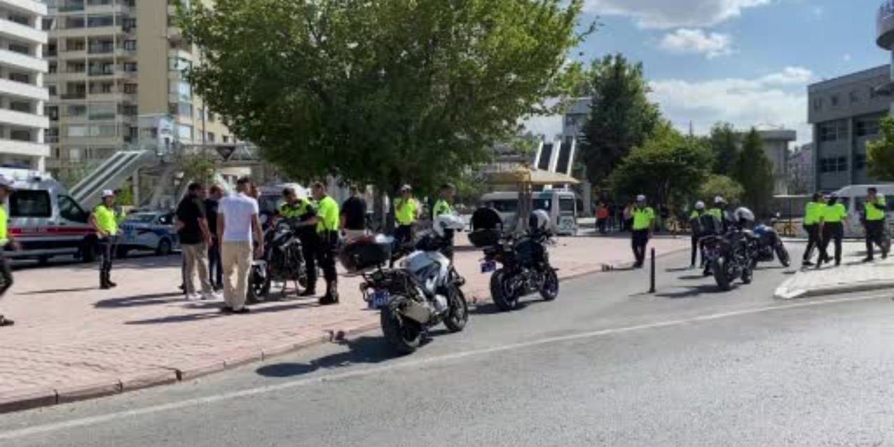 Konya'da motosiklet kazası: 1'i polis 2 kişi yaralandı