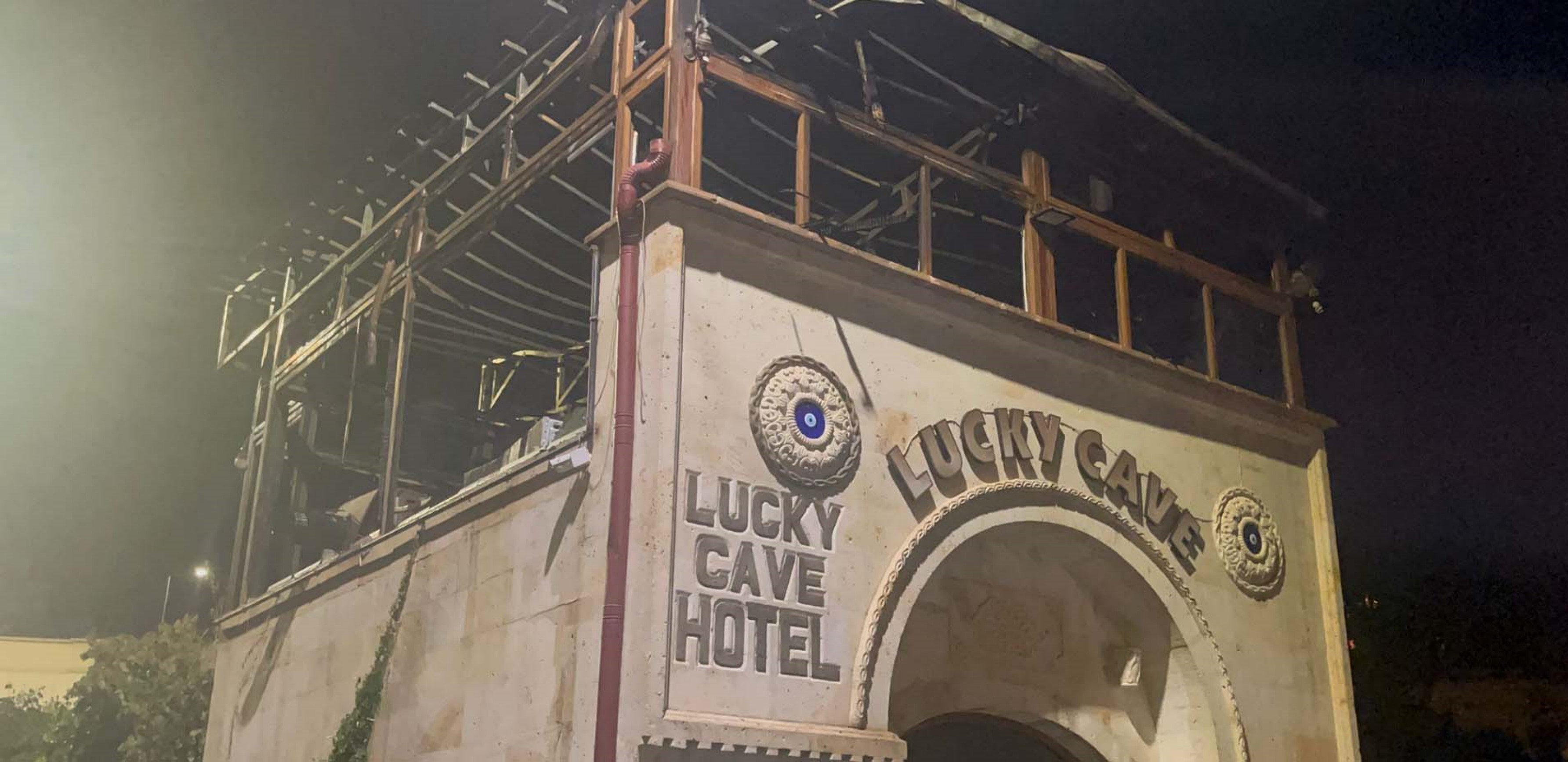 Nevşehir'de otelde çıkan yangın panik yarattı