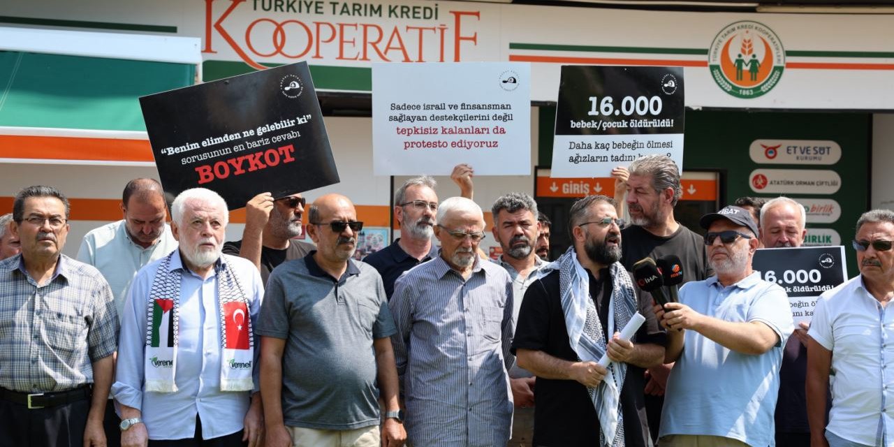 Konya'da STK'lardan Tarım Kredi Kooperatif Markete tepki