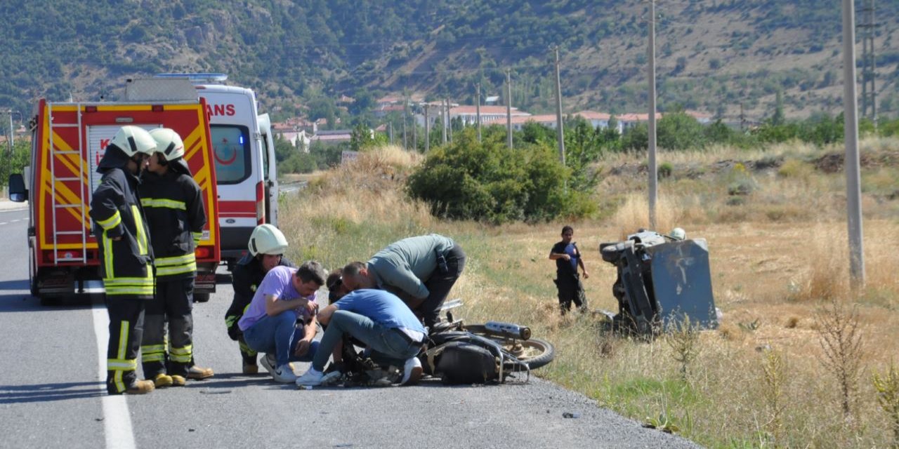 Konya'da kaza! Motosiklet sürücüsü hayatını kaybetti