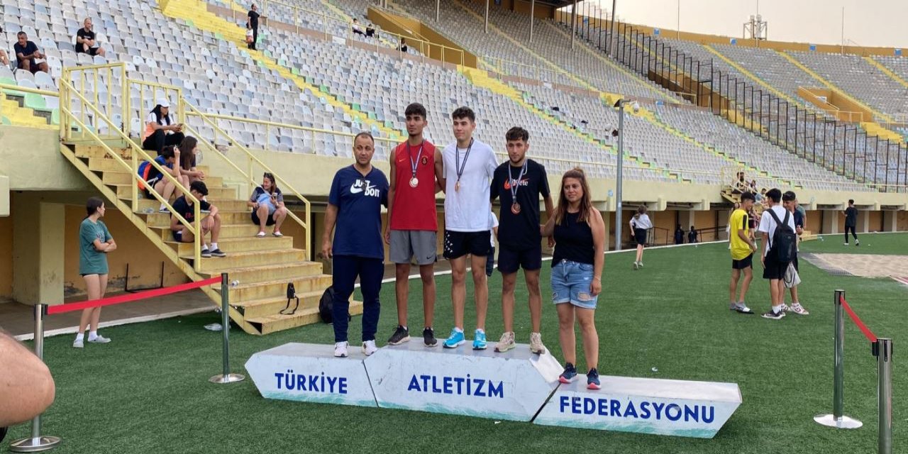 Atletizmde başarıya adlarını yazdırdılar