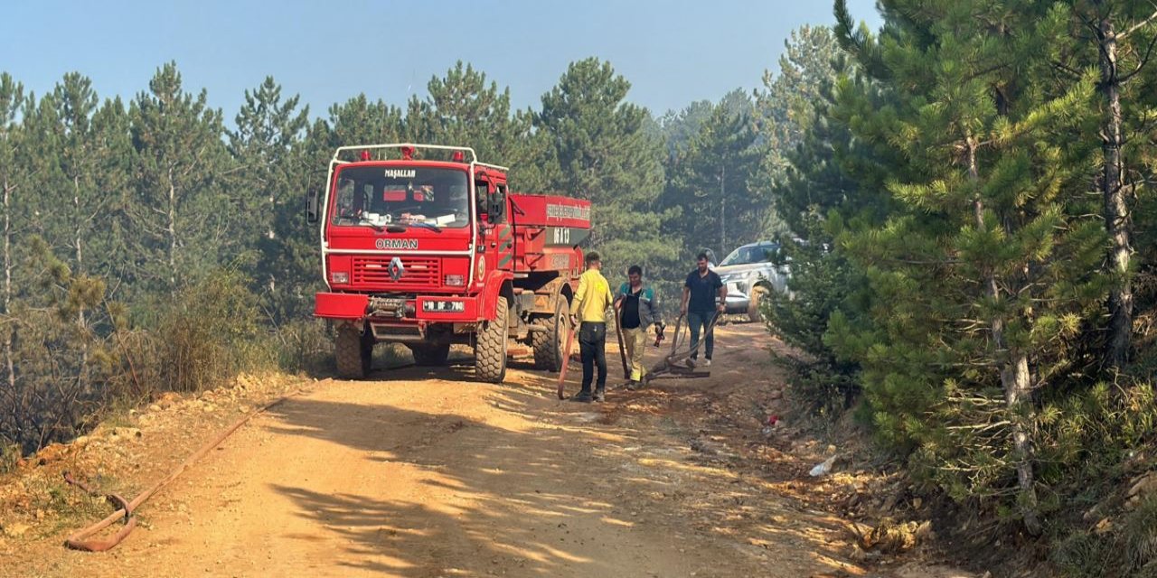 Çankırı'da orman yangınına müdahale devam ediyor