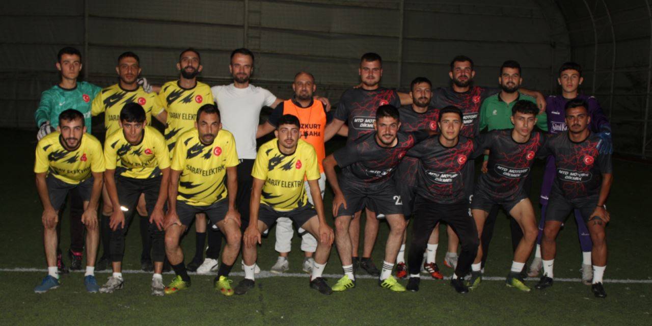 Halı saha turnuvasında şampiyon Sarayinispor