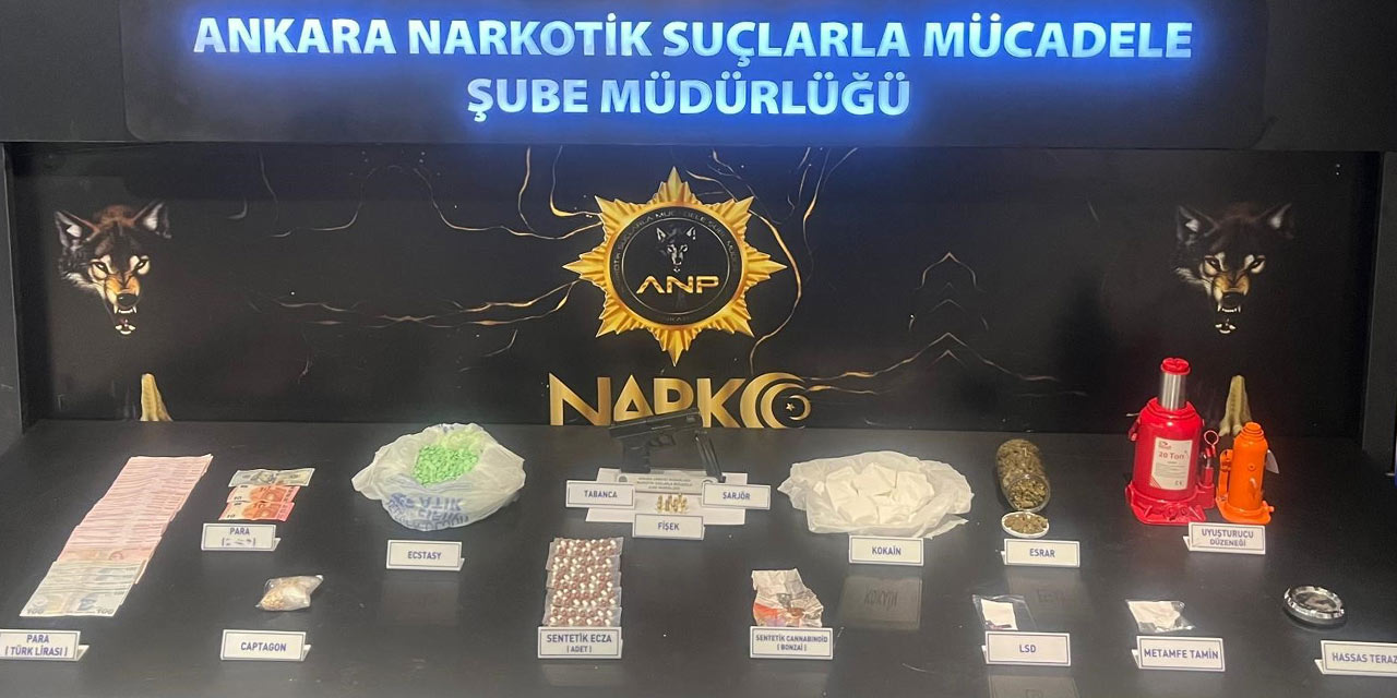 Ankara Emniyeti'nin narkotik köpeği uyuşturucu tacirlerini yakaladı