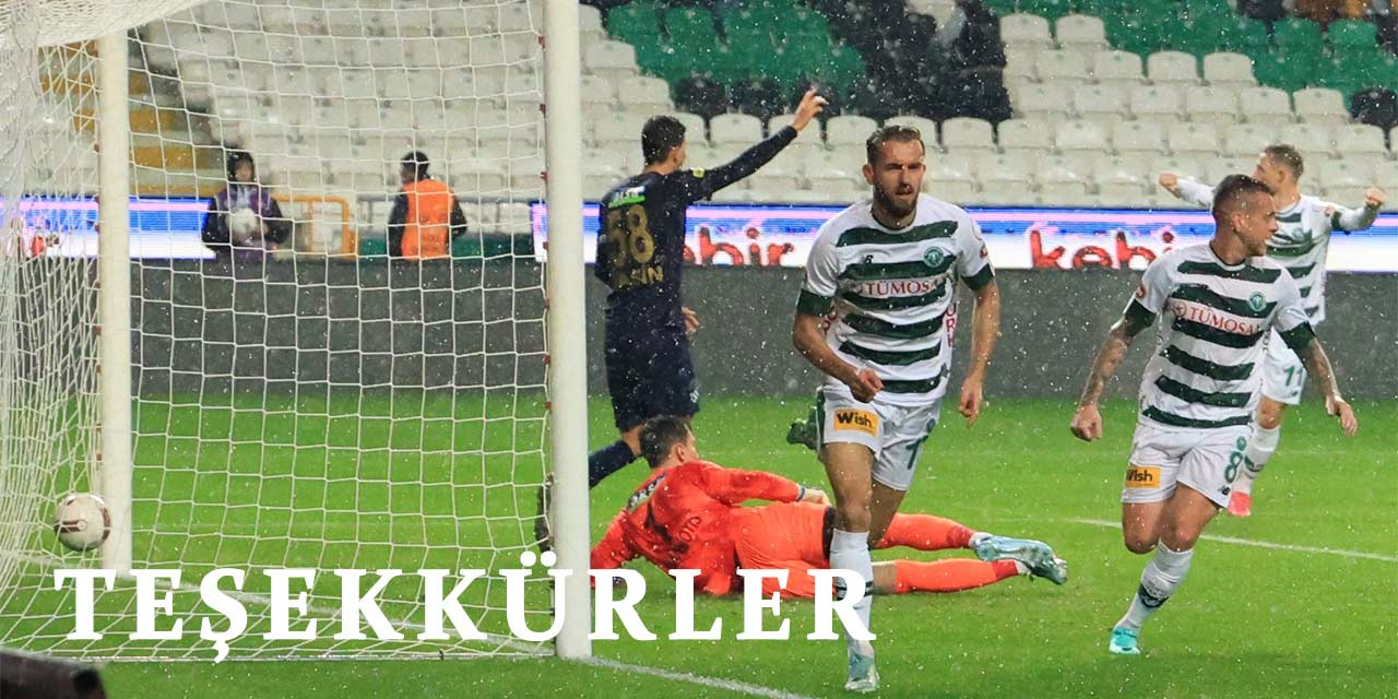 Konyaspor, gol makinesiyle yollarını ayırdı