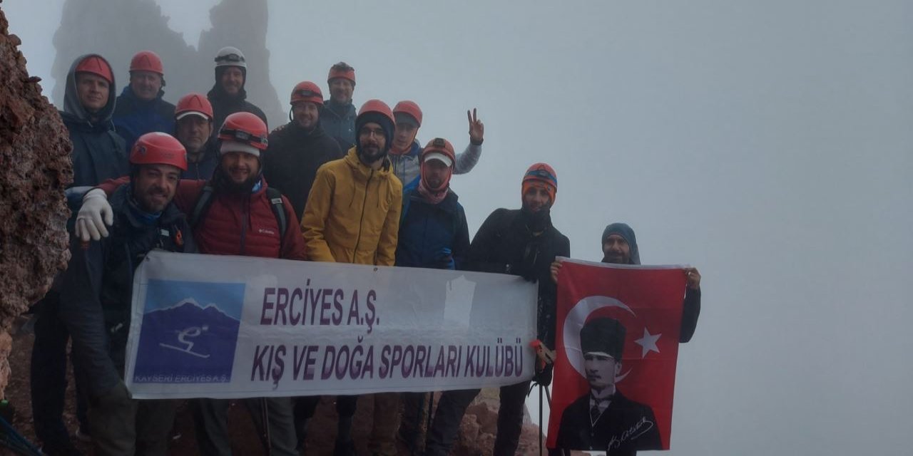 ‘Erciyes Zirve Tırmanışı’ devam ediyor