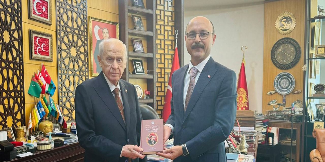 Başkan Geylan'dan, Bahçeli'ye ziyaret