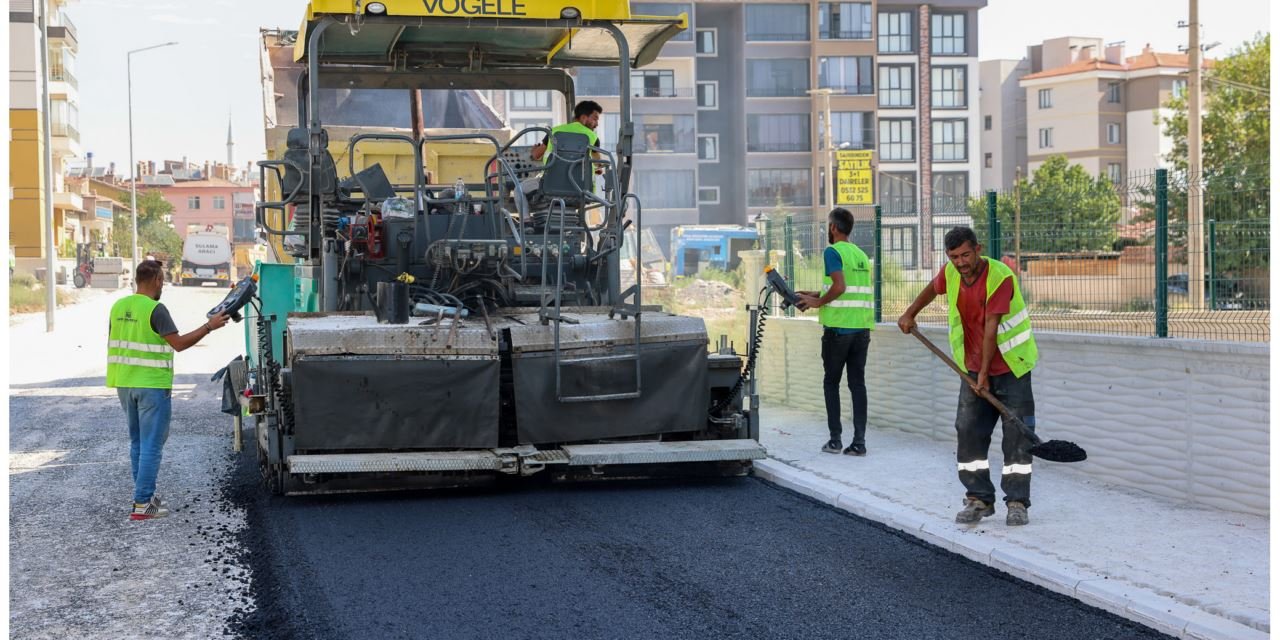 Selçuklu Belediyesi 2024 yılı asfalt hedefinin yüzde 50’sine ulaştı