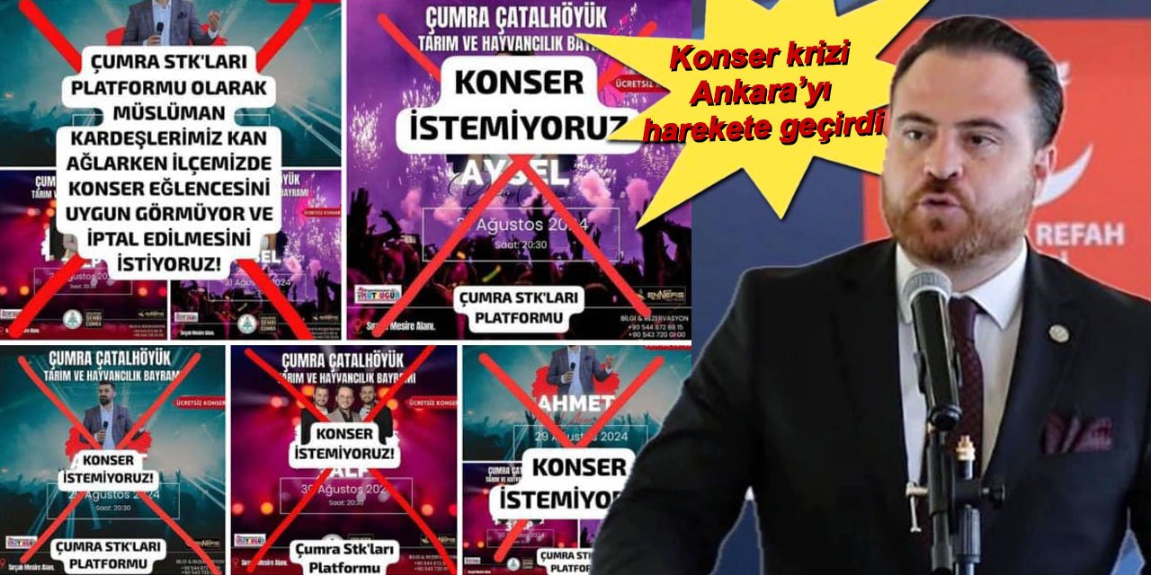 YRP Genel Merkezi Çumra Belediyesi’ne nota verdi!