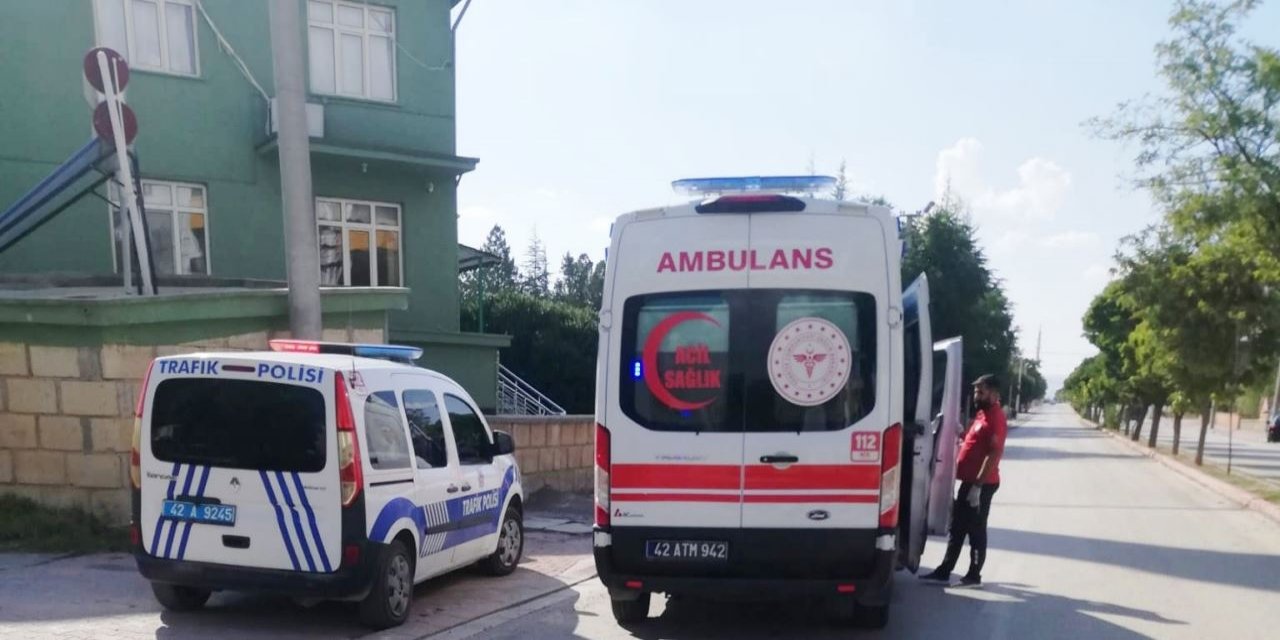 Konya'da üç tekerlekli elektrikli bisiklet kazası: 3 kişi yaralandı