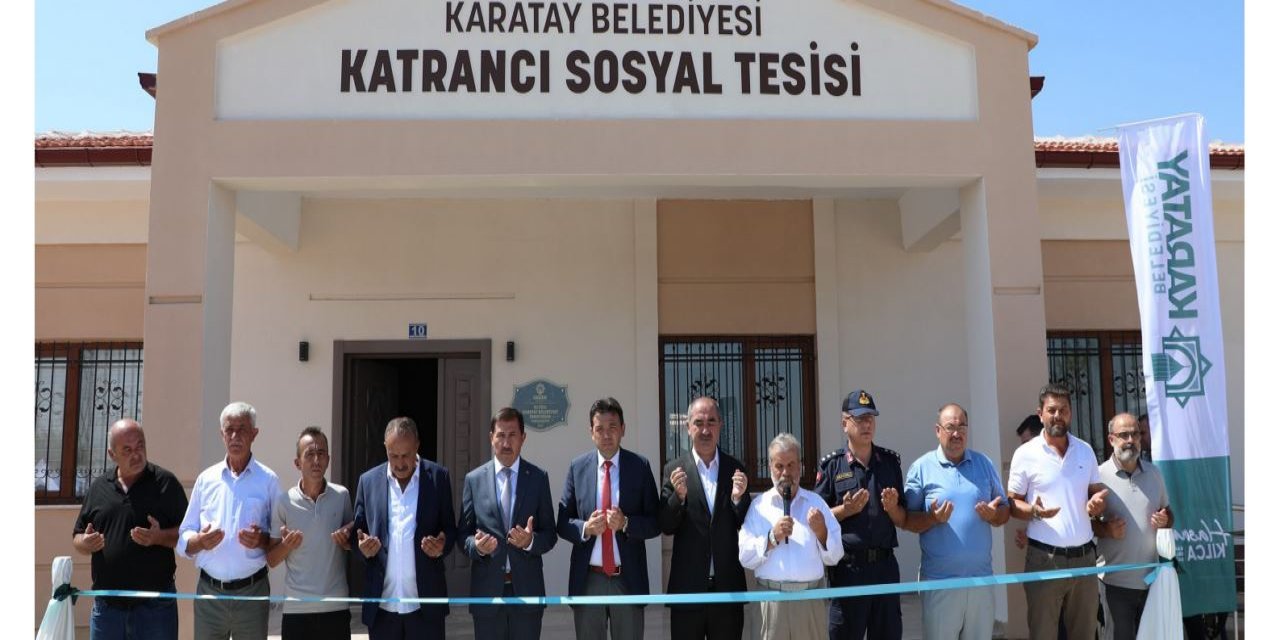 Katrancı Sosyal Tesisi hizmette