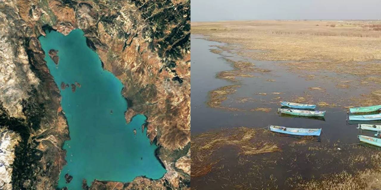 Beyşehir Gölü'nde kuraklık tehlikesi