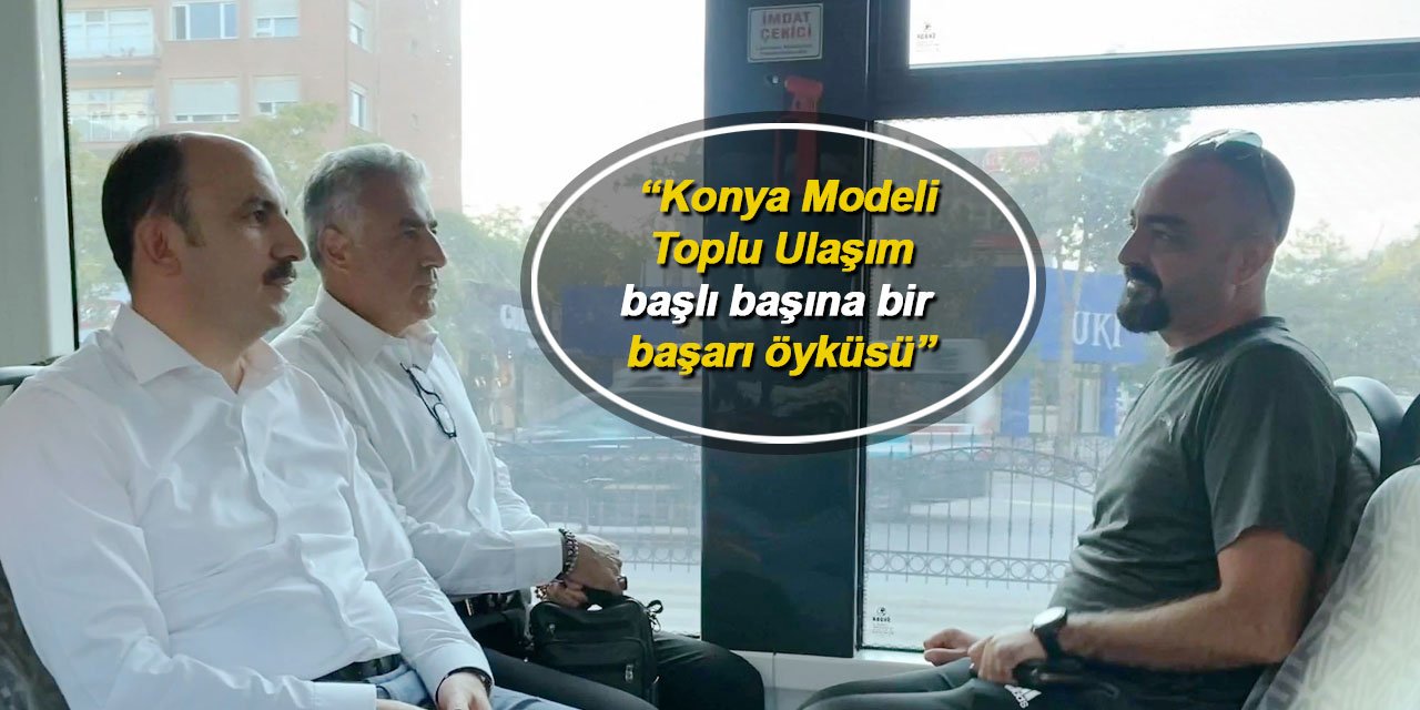 Başkan Altay, tramvayda vatandaşlarla yolculuk yaptı