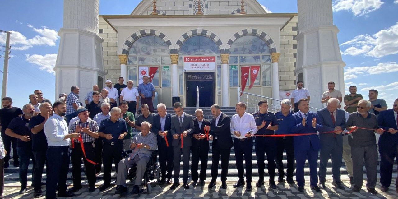 Bilal-i Habeşi Bereket Camii törenle ibadete açıldı