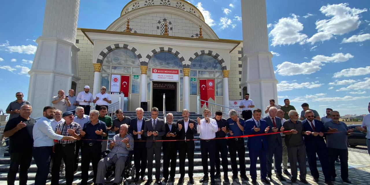 Kulu'da yeni cami ibadete açıldı