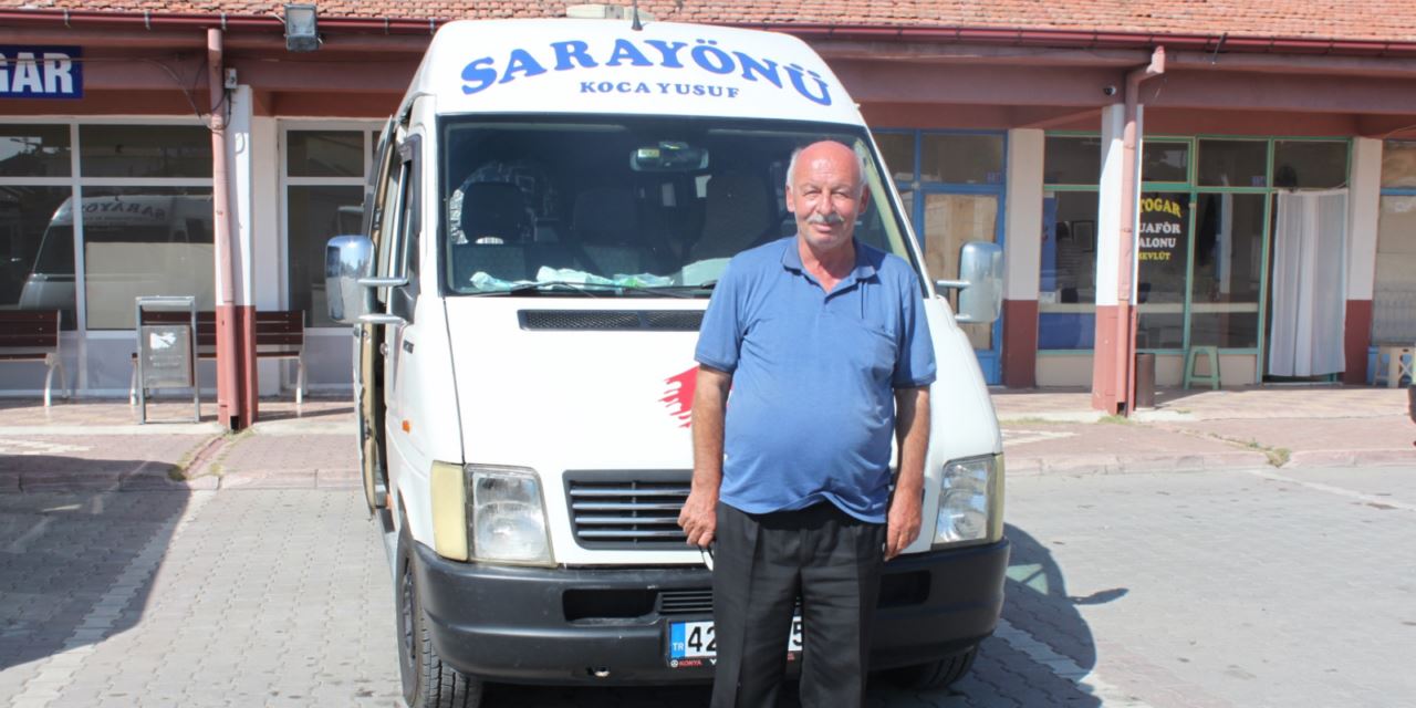 Sarayönülü minibüsçülerin Büyükşehir’den akaryakıt desteği talebi