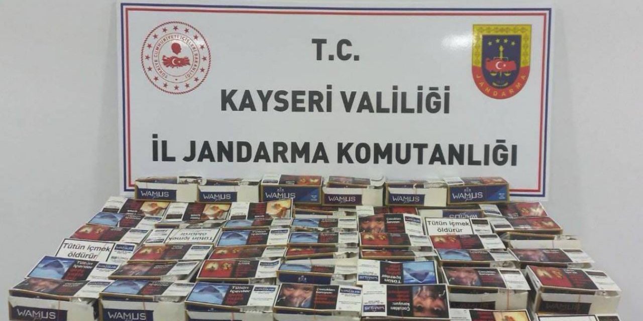 Nakliye aracından 40 bin adet kaçak sigara çıktı