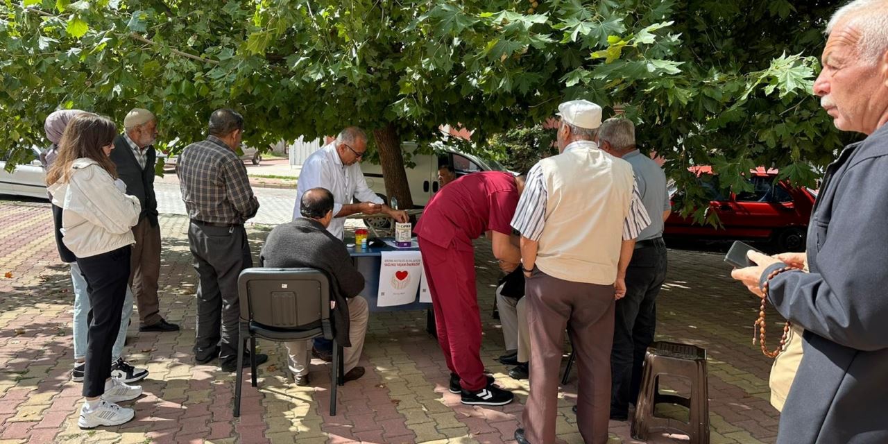 Dünya Kalp Günü’nde sağlık taraması yapıldı