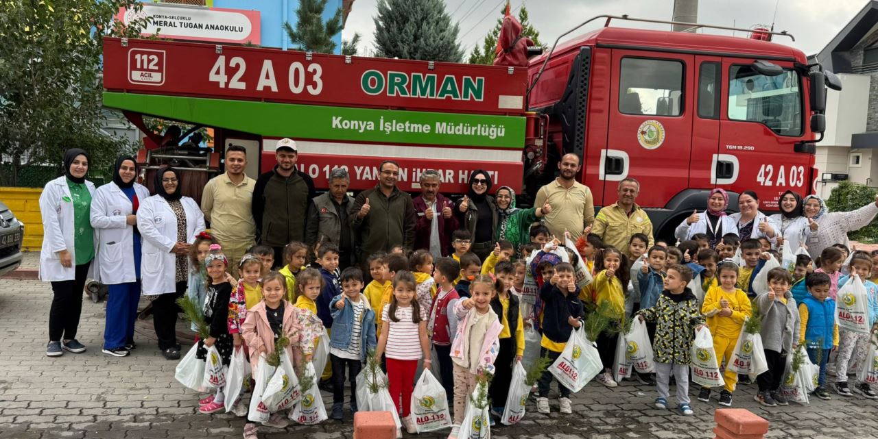 Konya Orman Bölge Müdürlüğü'nden etkinlik; Ağaç yaşken eğilir