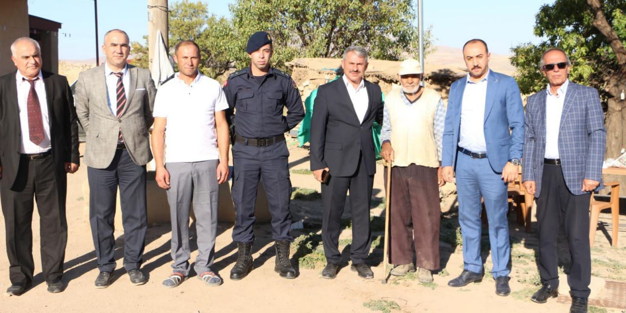 Kaymakam ve Belediye Başkanı birlikte mahalle ziyareti yaptı