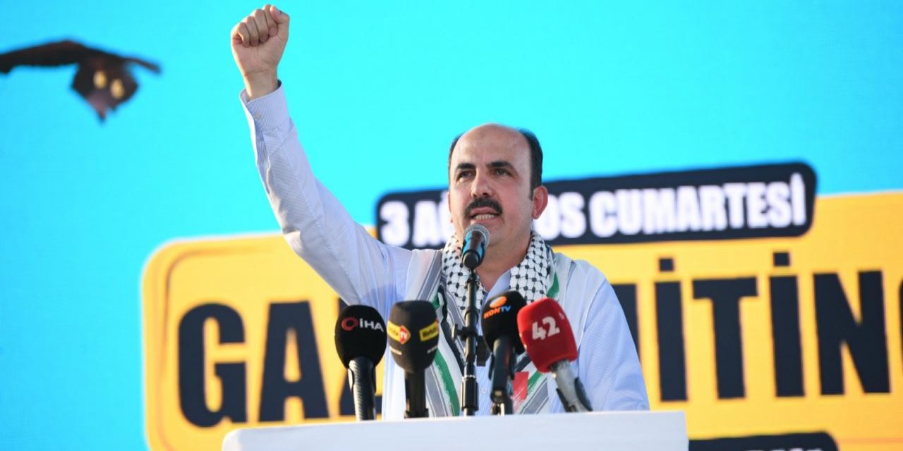 Başkan Altay'dan mesaj: ''Gazze, tüm insanlık vicdanının gömüldüğü bir mezar oldu''