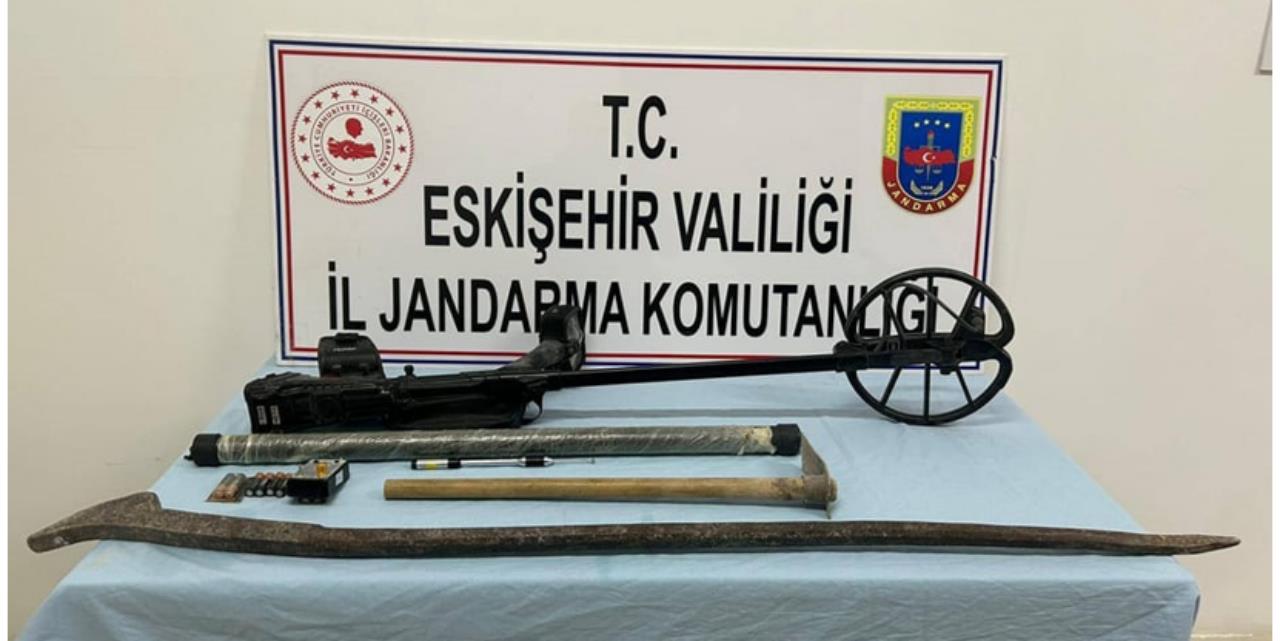 Eskişehir'de izinsiz kazı çalışması