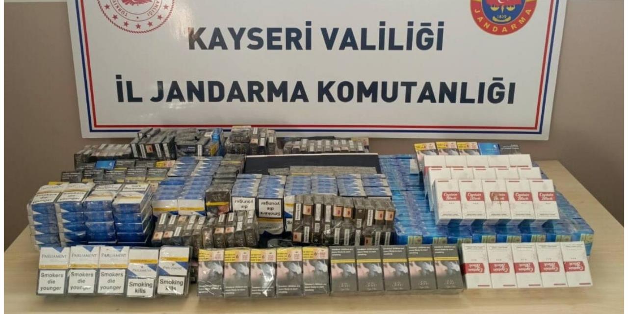 Kontrol için durdu kaçak mal yakalattı