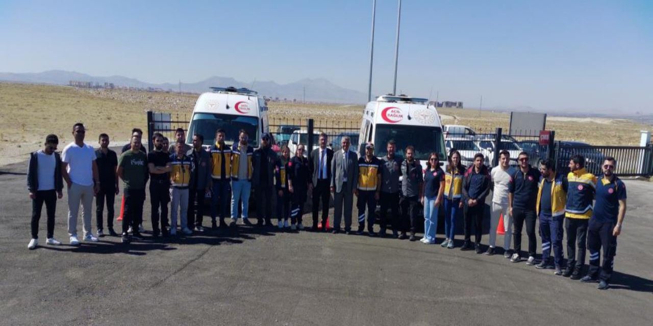 Karaman'da artık bu personeller de ambulans kullanabilecek