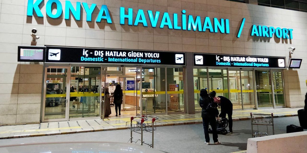 Konya’da hava trafiği azaldı