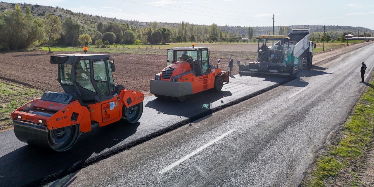 2 bin metre asfalt dökülecek