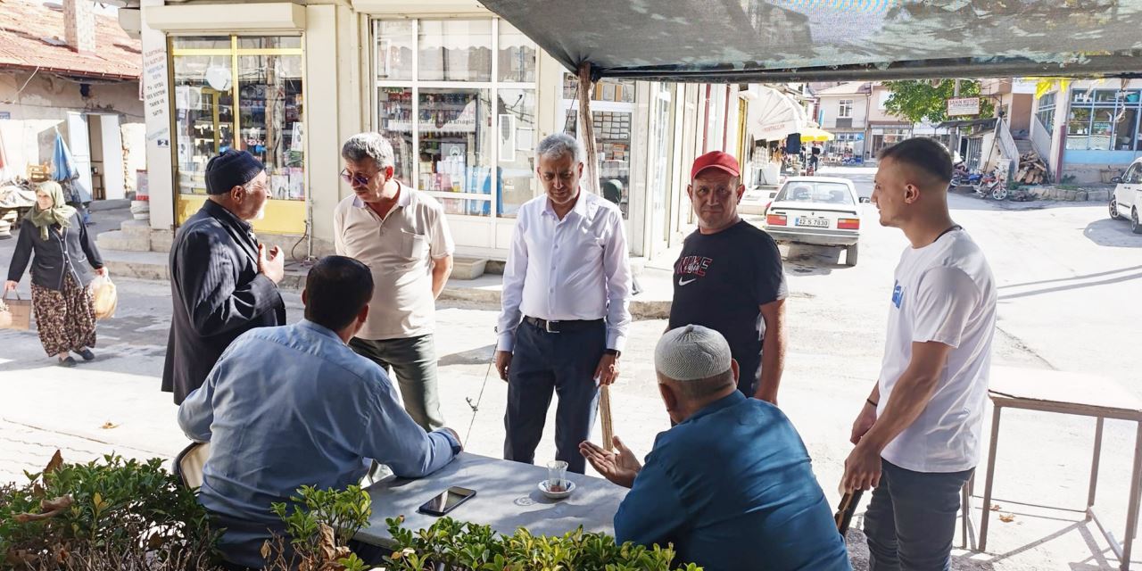 Başkan Karaca halkın arasında