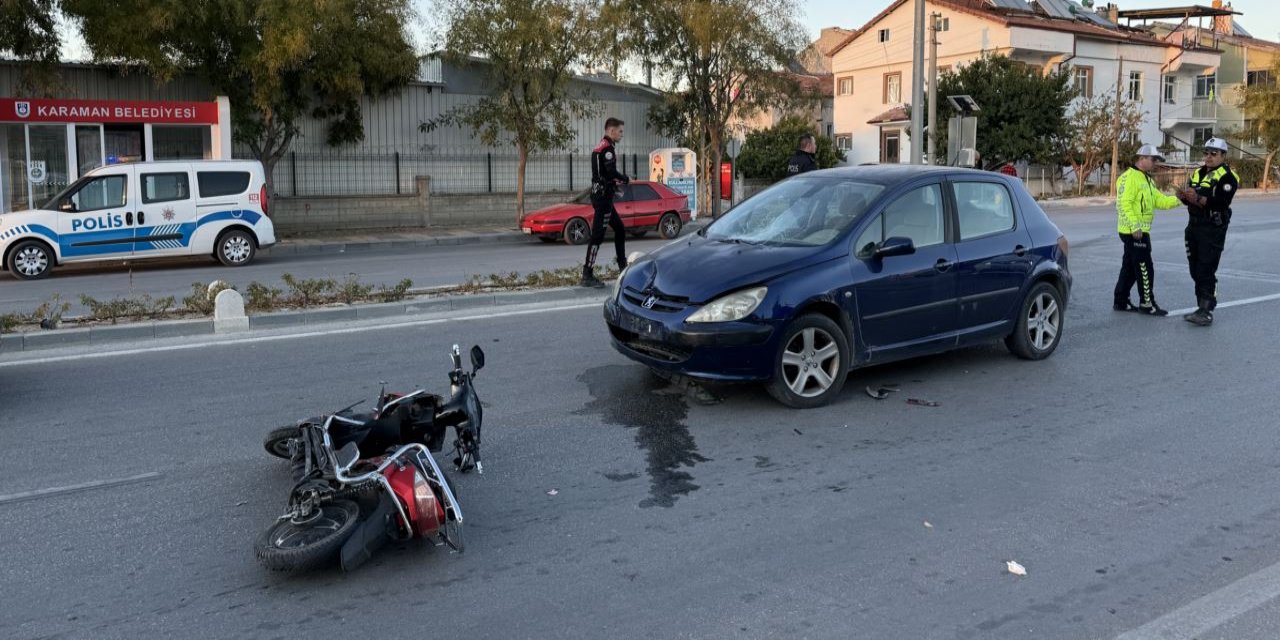 Elektrikli bisiklet kazası: Sürücü yaralandı