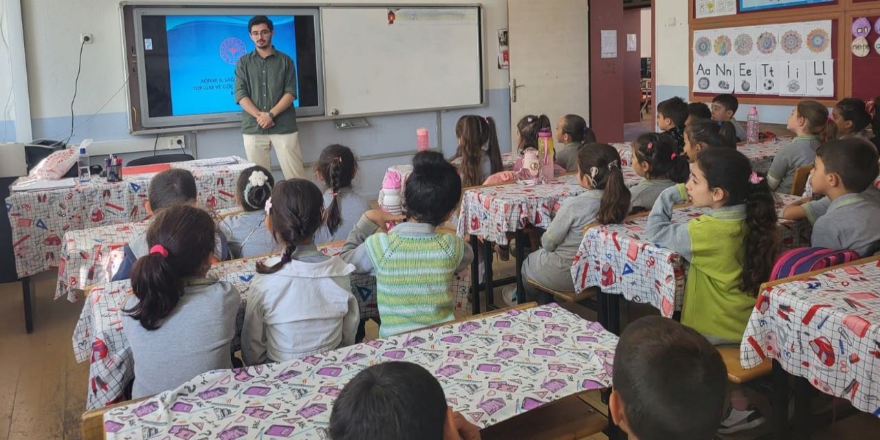 Karapınar’da öğrencilere diş sağlığı eğitimi