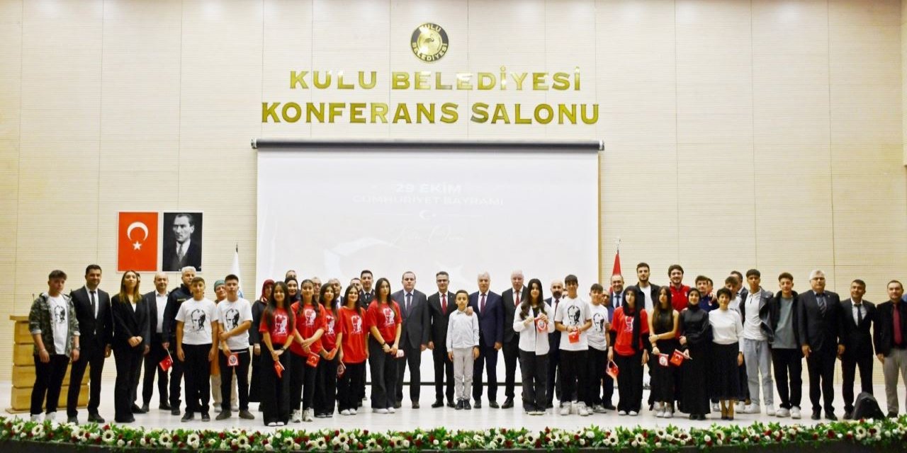 Kulu’da 29 Ekim Cumhuriyet Bayramı coşkuyla kutlandı