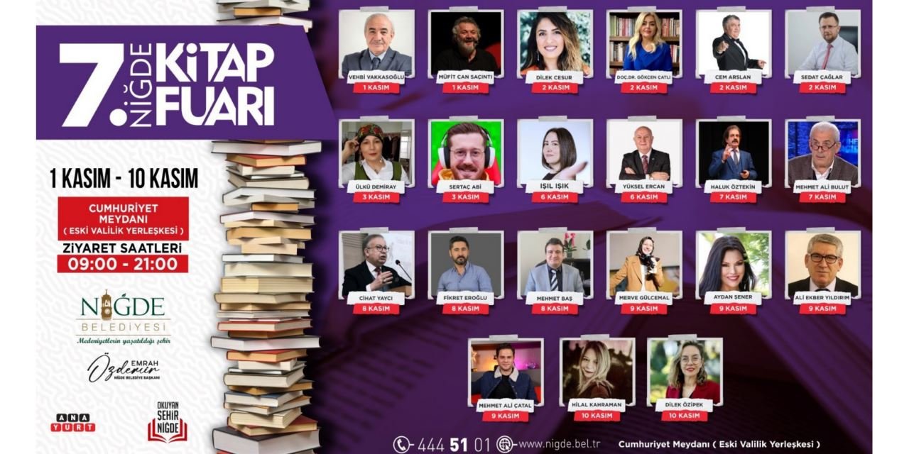 Niğde Kitap Fuarı Başlıyor