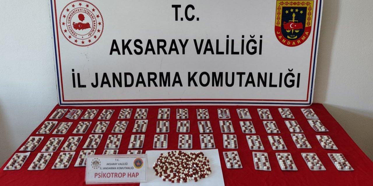 Aksaray’da uyuşturucu hap operasyonunda 1 kişi tutuklandı