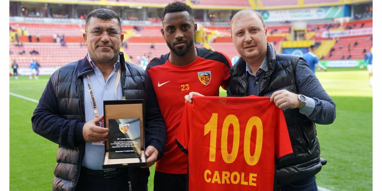 Kayserispor'un Lionel Carole'u 100. maçına çıktı