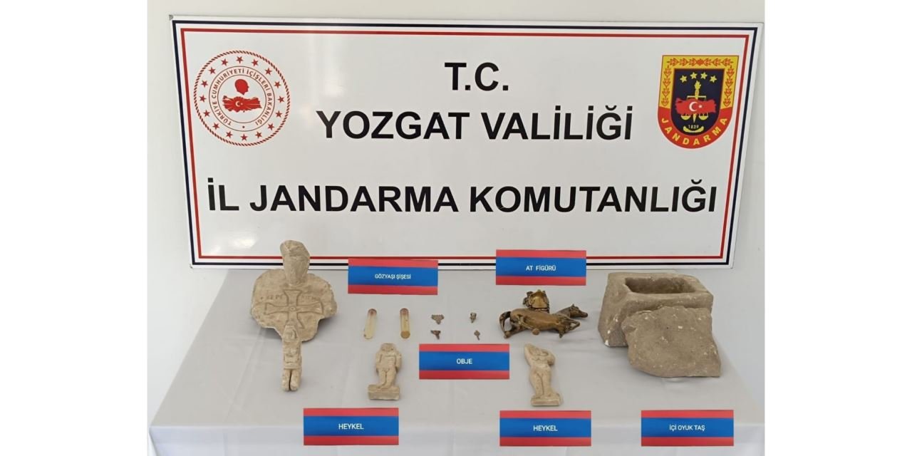 Yozgat'ta tarihi eser kaçakçılığı operasyonu: 5 kişi gözaltında