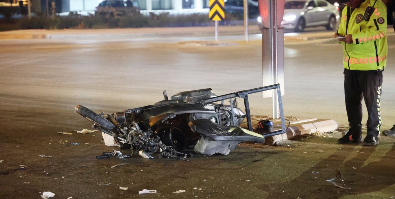 Konya'da feci kaza: Motosiklet sürücüsü yaşamını yitirdi