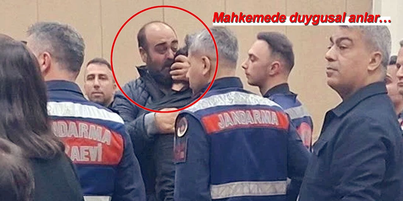 Narin'in babası Enes'e sarıldı karısını alnından öptü