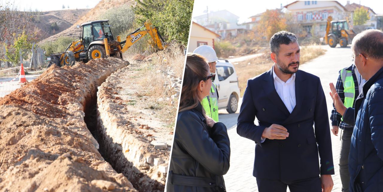 Ilgın doğalgaz  çalışmaları tam gaz sürüyor