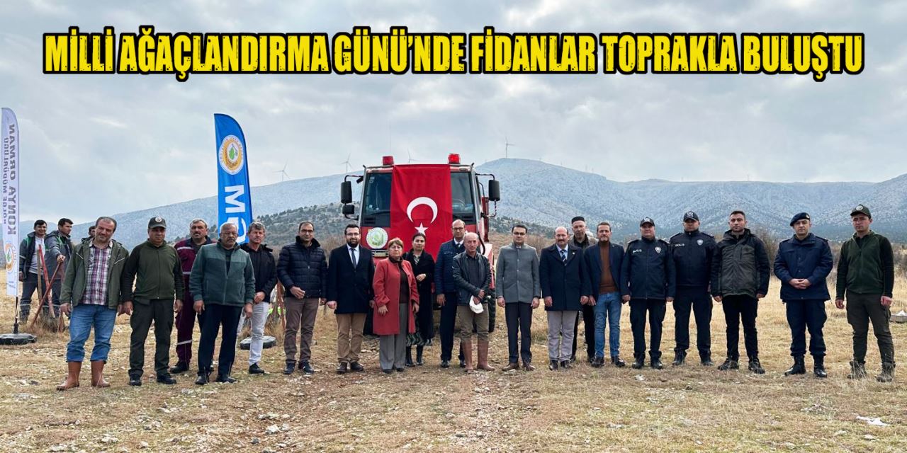 “İnsanlığa Nefes” için ağaç diktiler