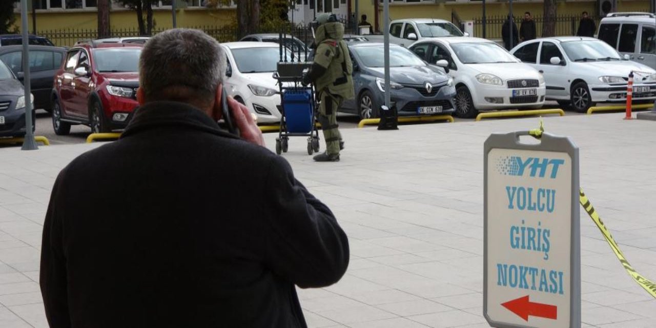 Yüksek Hızlı Tren Garı'nda Bomba Alarmı!